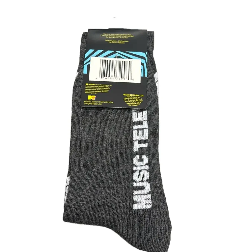 MTV Crew Socks Music Television  NWT